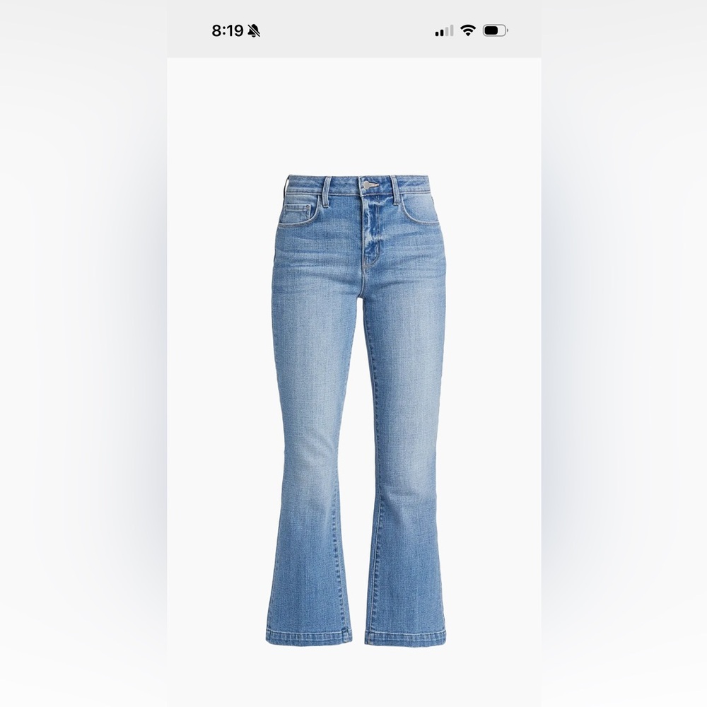 L'AGENCE Ali high rise slim flare Light Blue Flare Jeans